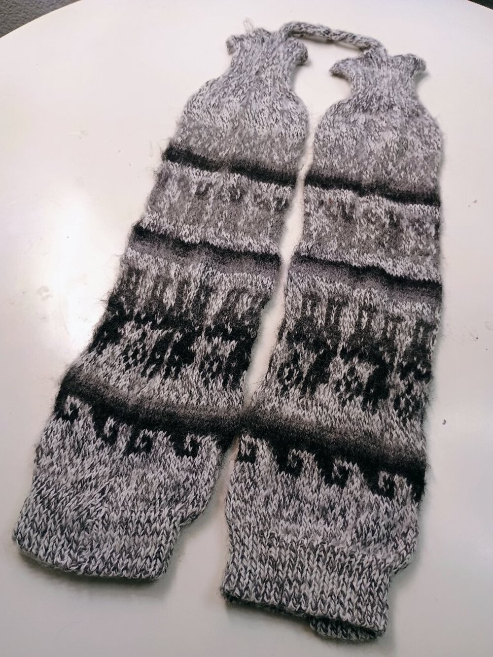 Warm Alpaca Wool Leg Warmers Winter Booties